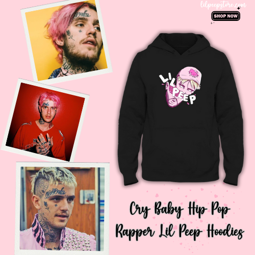 Cry Baby Hip Pop Rapper DTNK0302 Lil Peep Hoodies
